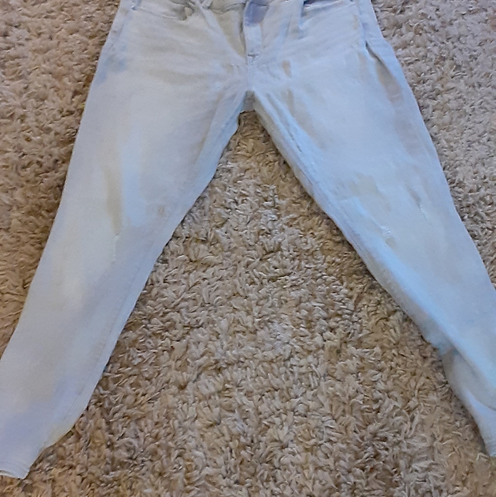 Express gray cropped Jeggings